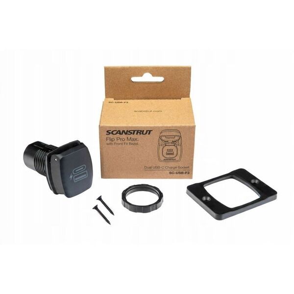 Ładowarka USB-A/C 36W 12/24V Scanstrut SC-USB-F4