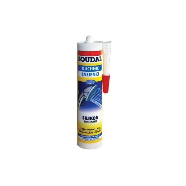 Soudal Silikon sanitarny 310ml szary