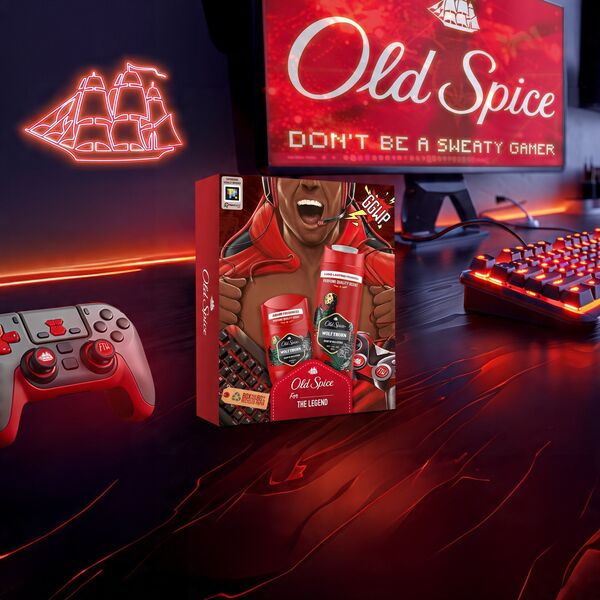 Σετ Old Spice Wolfthorn για άνδρες: αποσμητικό στικ, 50 ml + τζελ ντους, 250 ml