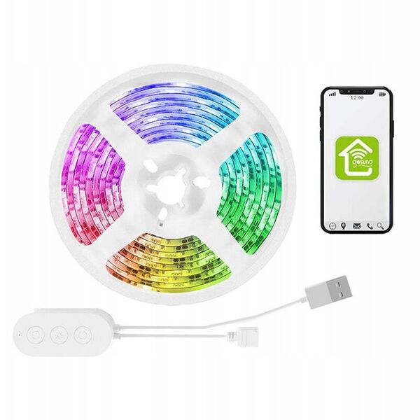 Έξυπνη ταινία WiFi RGB LED Gosund SL1 (2,8m) Tuya