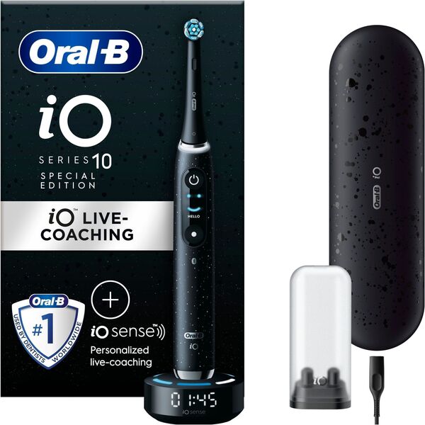 Oral-B iO Series 10 ηλεκτρική οδοντόβουρτσα, μαύρη
