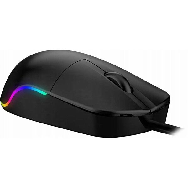 Mysz przewodowa AZORA MB-241 1200 DPI czarna podwietlana