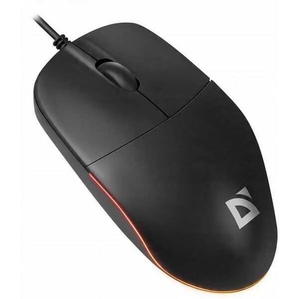 Mysz przewodowa AZORA MB-241 1200 DPI czarna podwietlana