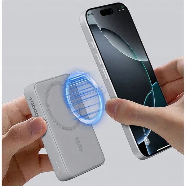 PB-MS04 White Qi2 PowerBank | 10000mAh | 20W | MagSafe PD