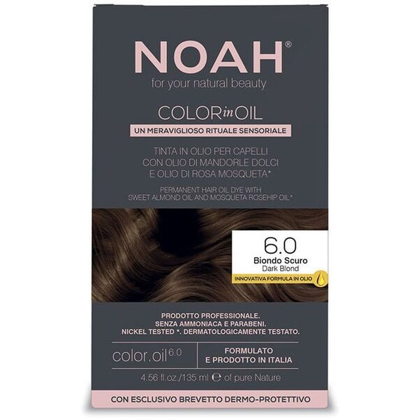 Ελαιώδης βαφή μαλλιών Noah Color In Oil 6.0, 135 ml