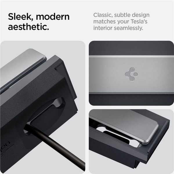 Spigen Spigen Tesla Cable Organizer Station, black - Tesla Model Y/3
