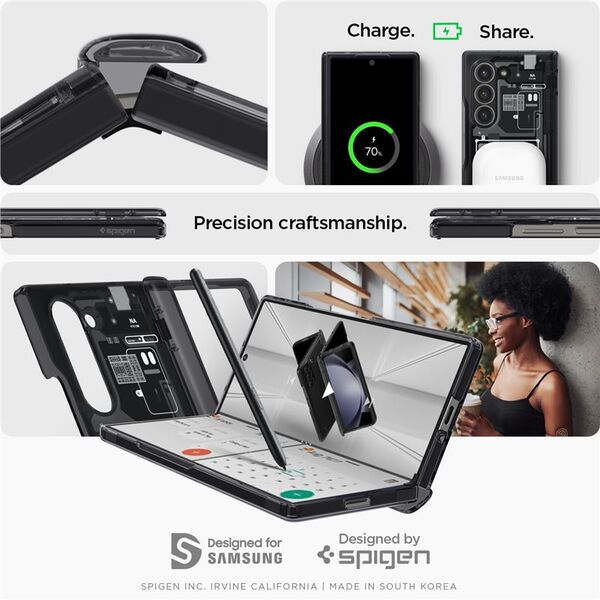 Spigen Spigen Ultra Hybrid Pro, zero one - Samsung Galaxy Z Fold6
