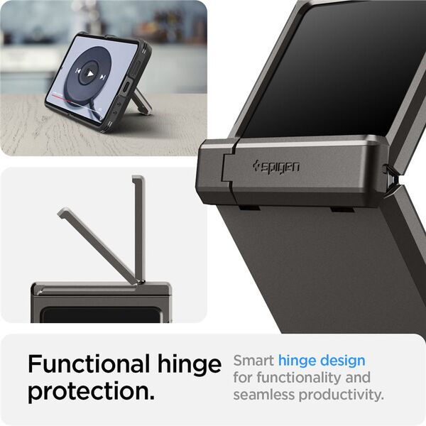 Spigen Spigen Tough Armor Pro, gunmetal - Samsung Galaxy Z Flip6