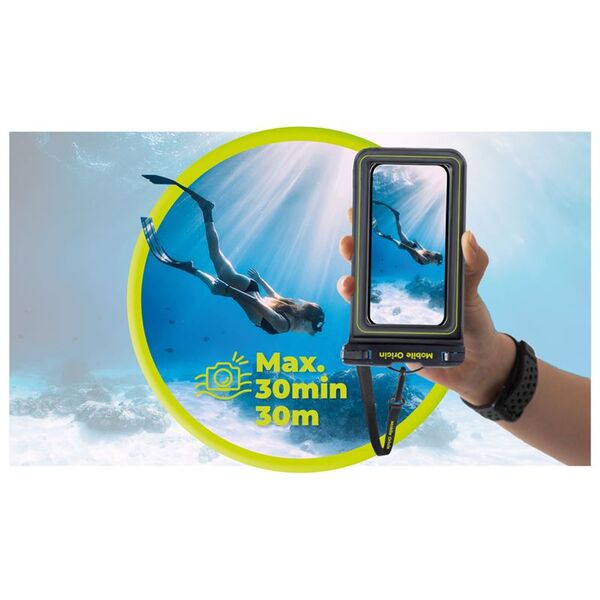 Αδιάβροχη πλωτή θήκη Mobile Origin 6,8", μαύρο/λευκό