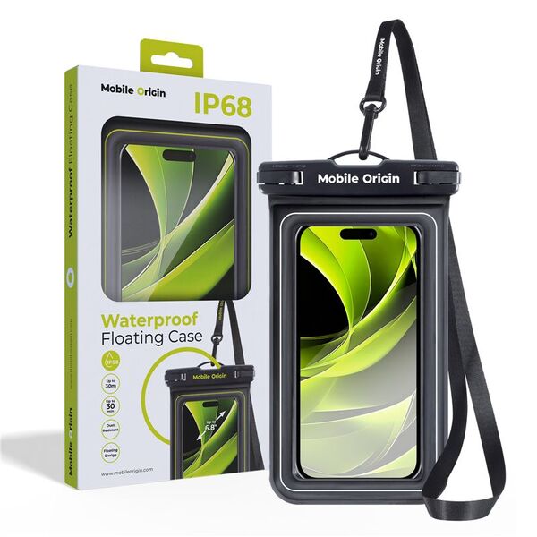 Αδιάβροχη πλωτή θήκη Mobile Origin 6,8", μαύρο/λευκό