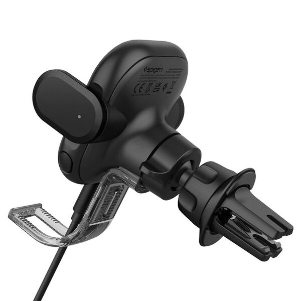 Φορτιστής Spigen SPIGEN UTS12W ONETAP UNIVERSAL VENT CAR MOUNT WIRELESS CHARGER BLACK