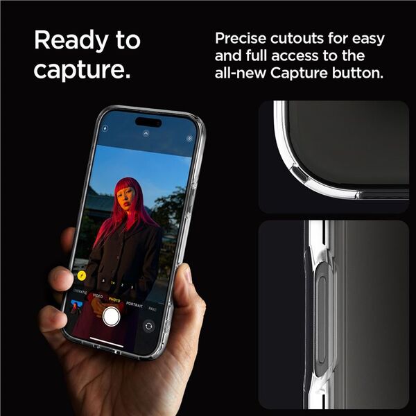 Spigen Spigen Ultra Hybrid, crystal clear - iPhone 6.9" 2024