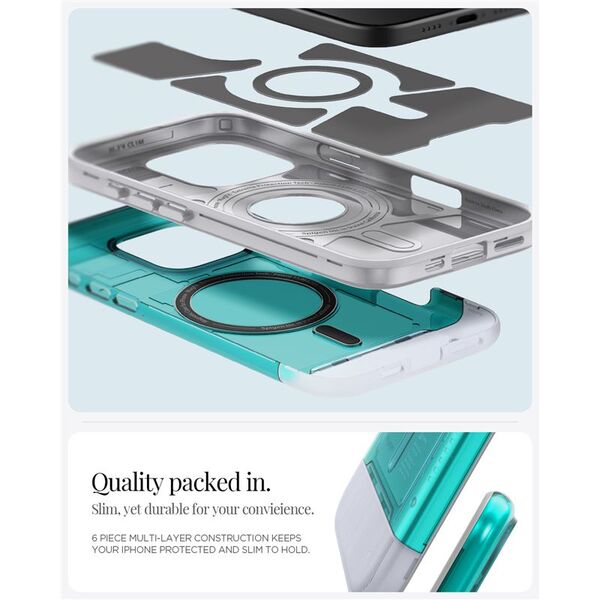 Spigen Spigen Classic C1 MagSafe, bondi blue - iPhone 6.9" 2024