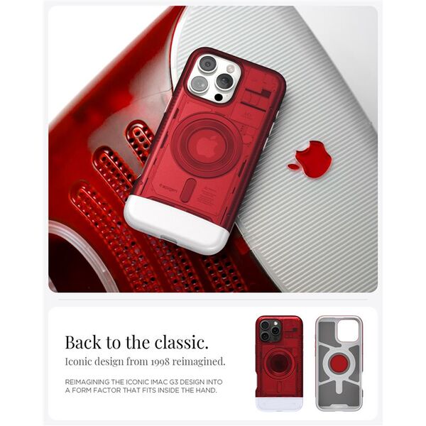 Spigen Spigen Classic C1 MagSafe, ruby - iPhone 6.9" 2024