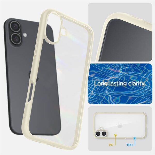 Spigen Spigen Ultra Hybrid, βουβό μπεζ - iPhone 16 Plus