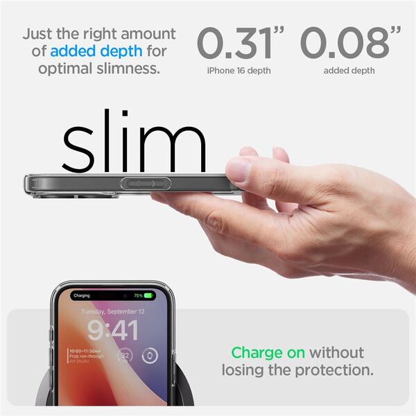 Spigen Spigen Ultra Hybrid, crystal clear - iPhone 6.1" 2024