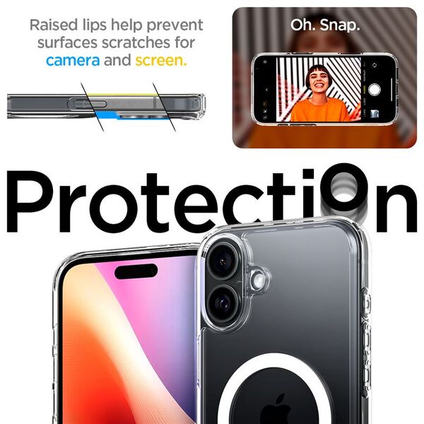 Spigen Spigen Ultra Hybrid S MagSafe, κρυστάλλινο καθαρό - iPhone 16