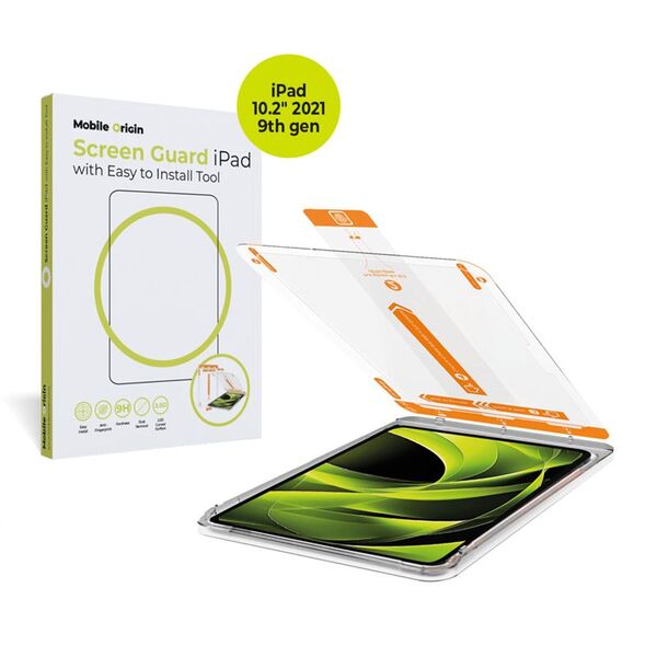 MOBILE ORIGIN Προστατευτικό Οθόνης - γυαλί για οθόνη iPad 10.2" 2021, 9ης γενιάς