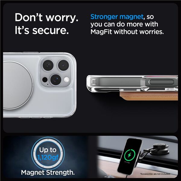Spigen Spigen Ultra Hybrid S MagSafe, crystal clear - iPhone 16 Pro