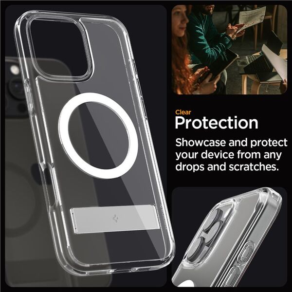 Spigen Spigen Ultra Hybrid S MagSafe, crystal clear - iPhone 16 Pro