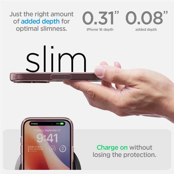 Spigen Spigen Ultra Hybrid, rose crystal - iPhone 6.1" 2024
