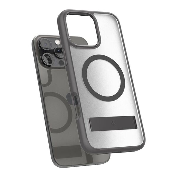 Spigen Spigen Ultra Hybrid S MagSafe, παγωμένο γκρι - iPhone 16 Pro