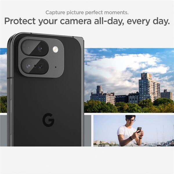 Spigen Spigen Glass tR EZ Fit Optik 2 Pack, crystal clear - Google Pixel 9 Pro Fold