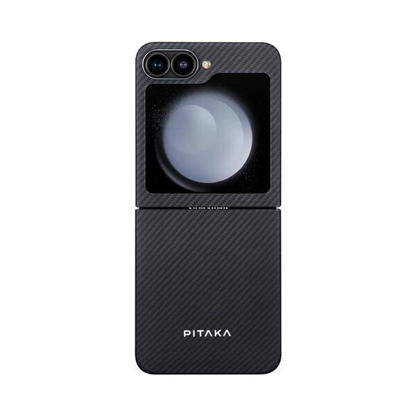 Θήκη Pitaka MagEZ 5, μαύρο/γκρι - Samsung Galaxy Z Flip 6