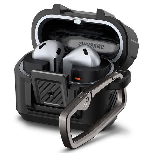 Spigen Lock Fit, ματ μαύρο - Samsung Galaxy Buds 3 Pro/3