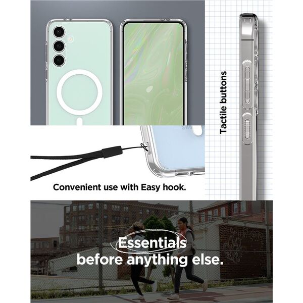 Spigen Θήκη Spigen Ultra Hybrid Mag MagSafe Samsung Galaxy S24 FE Λευκό