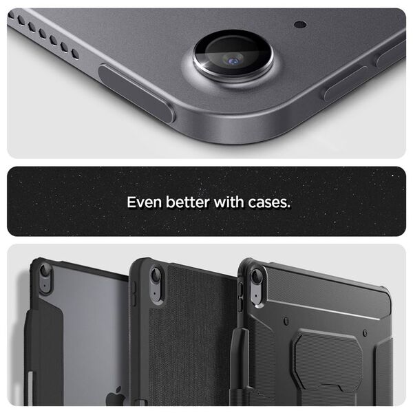 Spigen Spigen Glass tR EZ Fit Optik Pro 2 Pack, space gray - iPad Air 13" 2024 / iPad Air 11" 2024
