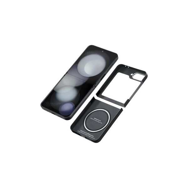 Θήκη Pitaka MagEZ 5, μαύρο/γκρι - Samsung Galaxy Z Flip 6