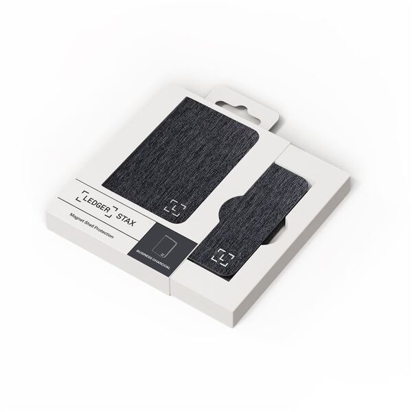 Ledger Stax Magnetic Shell Business Charcoal - Θήκη για πορτοφόλι κρυπτονομισμάτων