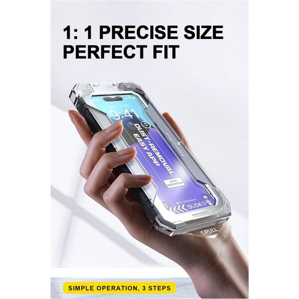 MOBILE ORIGIN Yellow Screen Guard iPhone 16 Pro Max με εύχρηστο εφαρμογέα