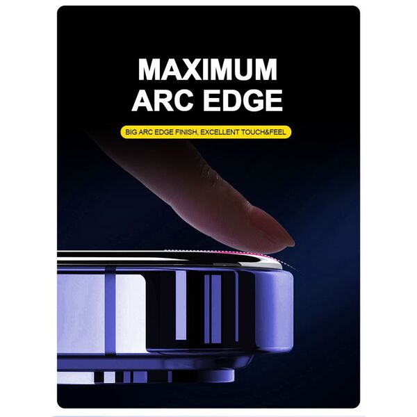 MOBILE ORIGIN Yellow Screen Guard iPhone 16 Pro Max με εύχρηστο εφαρμογέα