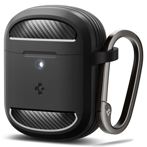 Spigen Spigen Rugged Armor, matte black - Google Pixel Buds Pro 2/Pro