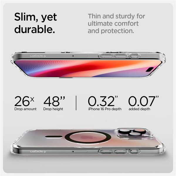Spigen Ultra Hybrid T MagSafe, γραφίτης - iPhone 16 Pro