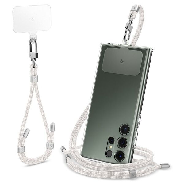 Spigen Smyczki Spigen Universal Strap Set Crossbody & Wrist Pearl White