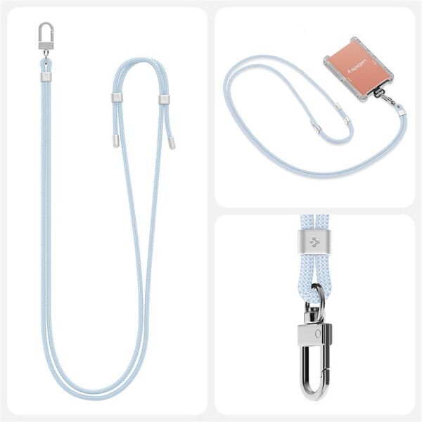 Spigen Universal Cross Body Strap 2 1 Pack, σιγανό μπλε