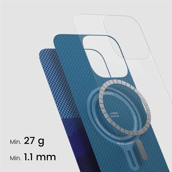 Θήκη Pitaka StarPeak Luminous, Πέρα από τον ορίζοντα - iPhone 16 Pro