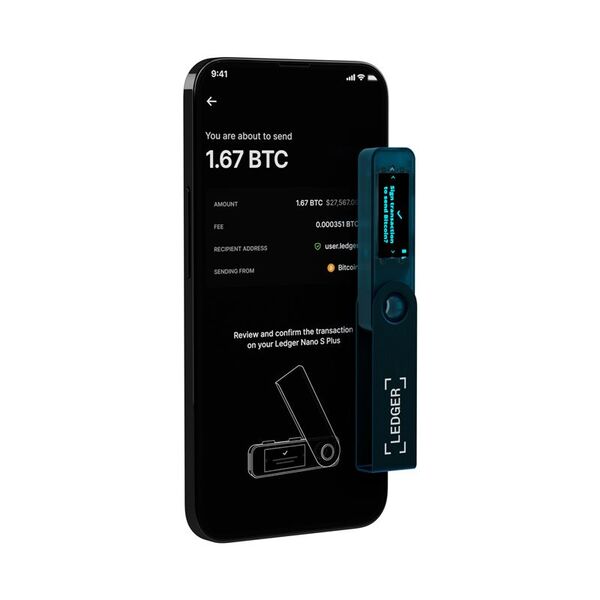 Ledger Nano S Plus Sapphire Blue - Πορτοφόλι κρυπτονομισμάτων