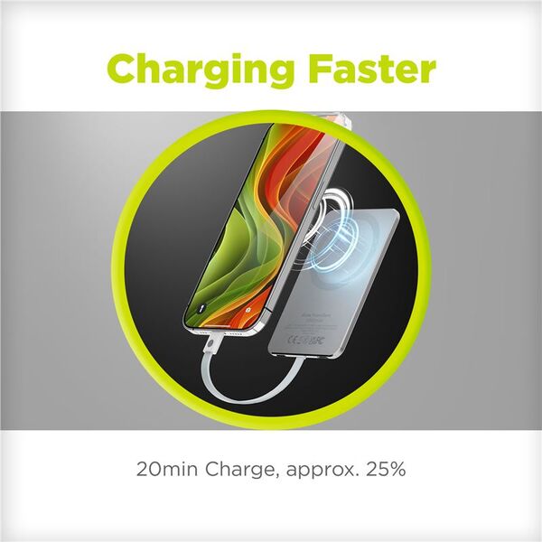 Φορητός φορτιστής MOBILE ORIGIN Blade (PBB-3KC-SLV) 3000mAh Ασημί