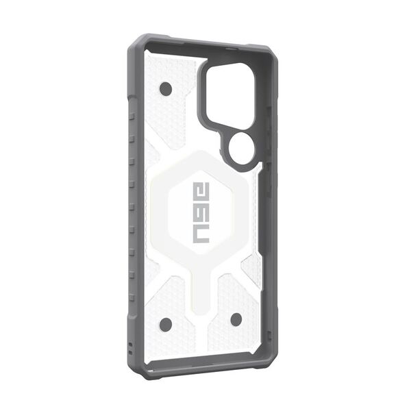 UAG Pathfinder Clear Magnet Bundle - προστατευτική θήκη για το Samsung Galaxy S25 Ultra 5G με ενσωματωμένη μαγνητική μονάδα και λουράκι καρπού για το τηλέφωνο (active lava)