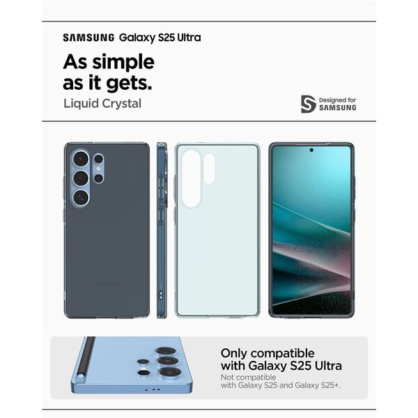 Θήκη Spigen Liquid Crystal για Samsung Galaxy S25 Ultra space crystal