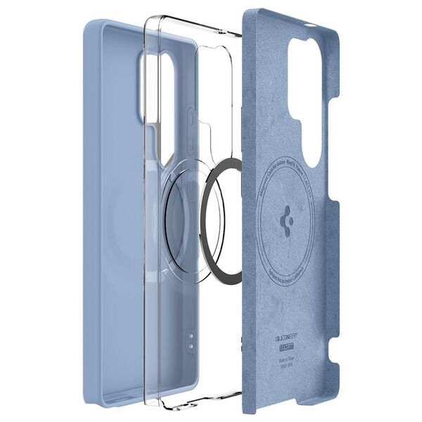 SPIGEN ΣΙΛΙΚΟΝΗ FIT MAG MAGSAFE GALAXY S25 ULTRA ΣΑΠΦΕΙΡ ΜΠΛΕ