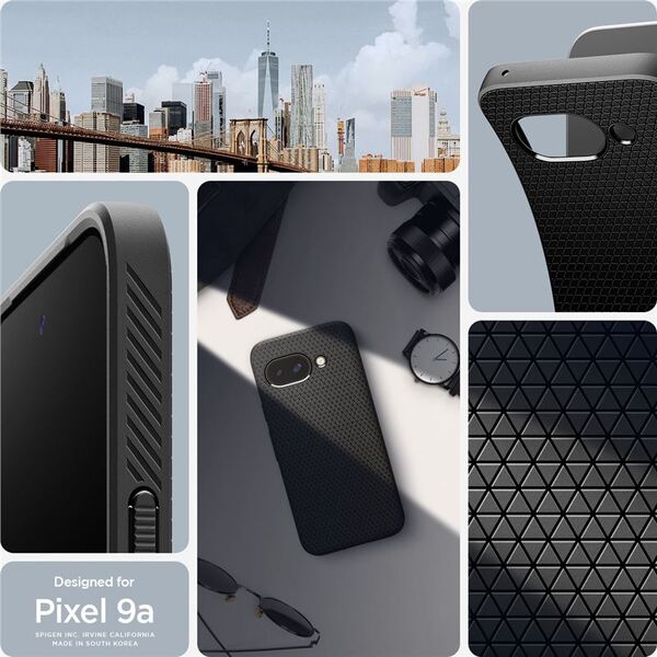 SPIGEN LIQUID AIR GOOGLE PIXEL 9A MATTE BLACK