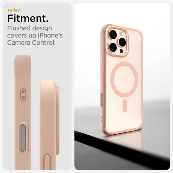 Θήκη Spigen Ultra Hybrid Mag για iPhone 16 Pro MagSafe ροζ/frost rose