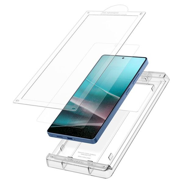 ΥΒΡΙΔΙΚΟ ΓΥΑΛΙ SPIGEN ELITE SHIELD ”EZ FIT” HD GALAXY S25 ULTRA CLEAR