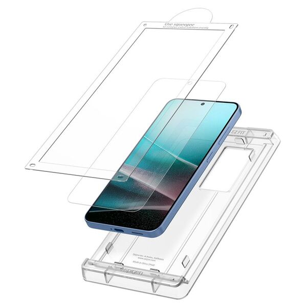 ΥΒΡΙΔΙΚΟ ΓΥΑΛΙ SPIGEN ELITE SHIELD ”EZ FIT” HD GALAXY S25 ΔΙΑΦΑΝΕΣ