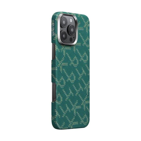 Θήκη Pitaka Tactile Woven, PTK Κόκκινο/Χρυσό - iPhone 16 Pro Max